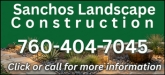 Sanchos Landscape Construction Sponsorship Banner